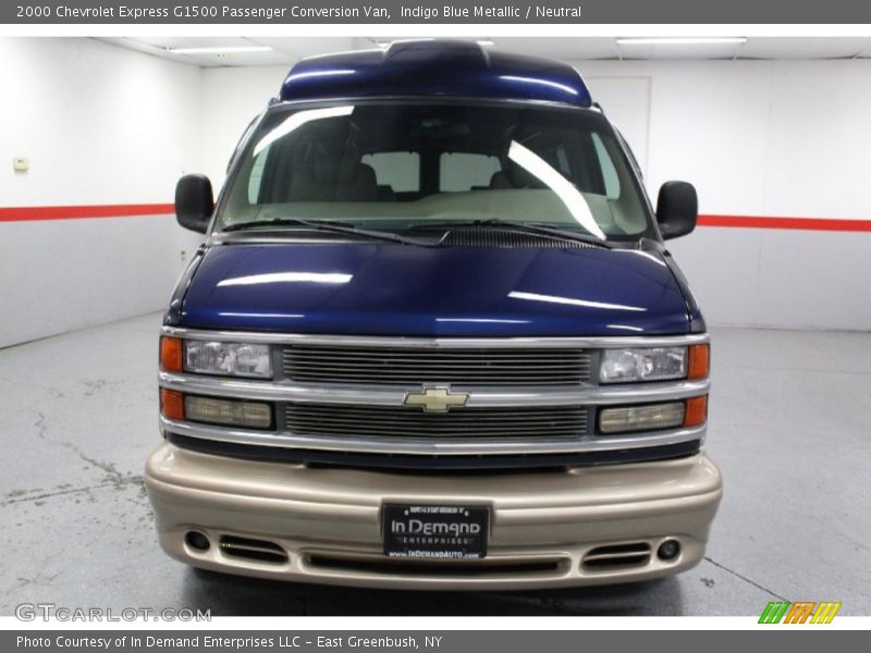 Indigo Blue Metallic / Neutral 2000 Chevrolet Express G1500 Passenger Conversion Van