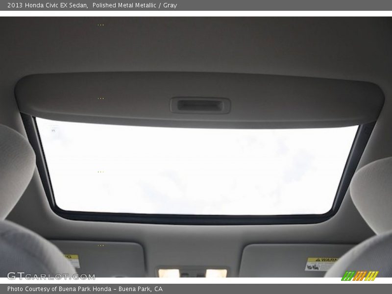 Polished Metal Metallic / Gray 2013 Honda Civic EX Sedan