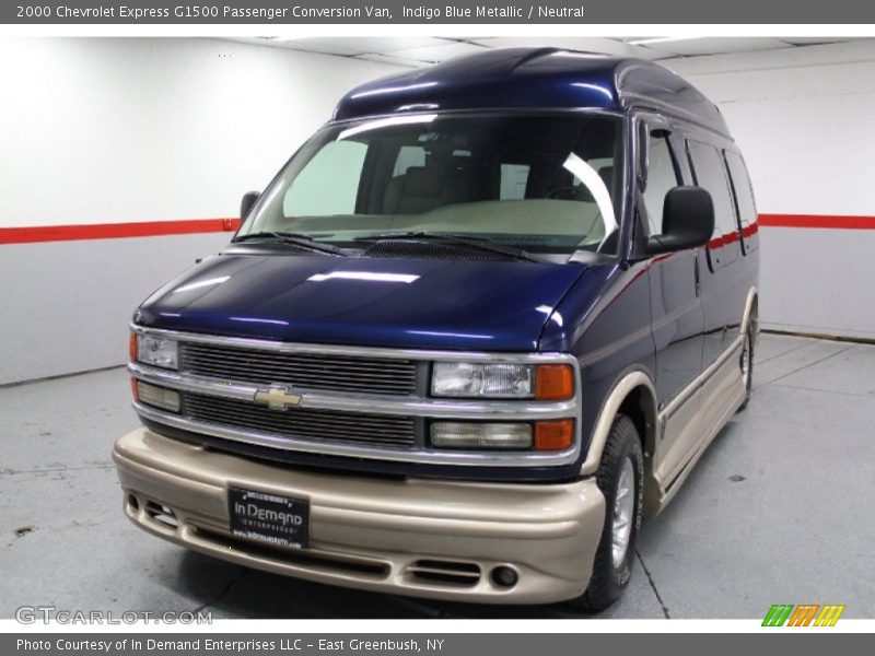 Indigo Blue Metallic / Neutral 2000 Chevrolet Express G1500 Passenger Conversion Van