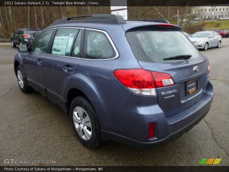 Twilight Blue Metallic / Ivory 2013 Subaru Outback 2.5i