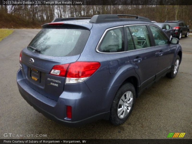 Twilight Blue Metallic / Ivory 2013 Subaru Outback 2.5i