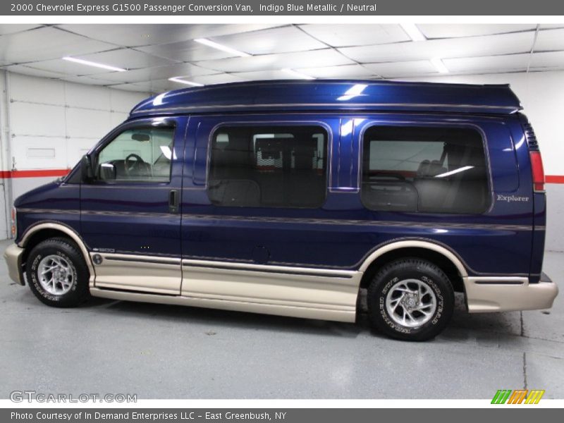  2000 Express G1500 Passenger Conversion Van Indigo Blue Metallic