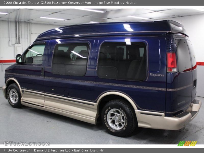 Indigo Blue Metallic / Neutral 2000 Chevrolet Express G1500 Passenger Conversion Van