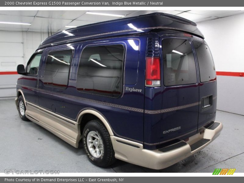  2000 Express G1500 Passenger Conversion Van Indigo Blue Metallic