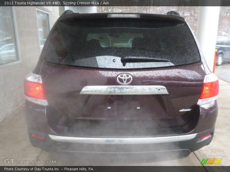 Sizzling Crimson Mica / Ash 2013 Toyota Highlander V6 4WD