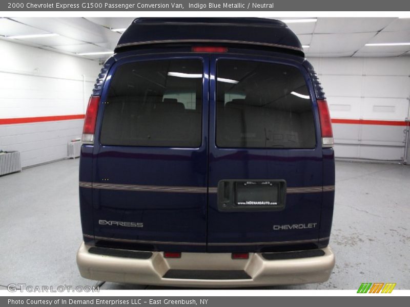 Indigo Blue Metallic / Neutral 2000 Chevrolet Express G1500 Passenger Conversion Van