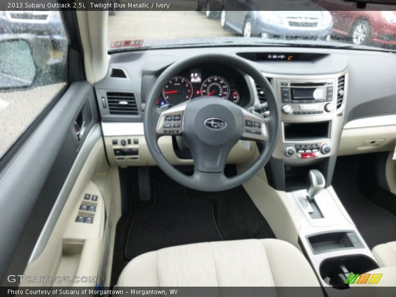 Dashboard of 2013 Outback 2.5i