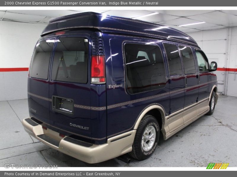 Indigo Blue Metallic / Neutral 2000 Chevrolet Express G1500 Passenger Conversion Van