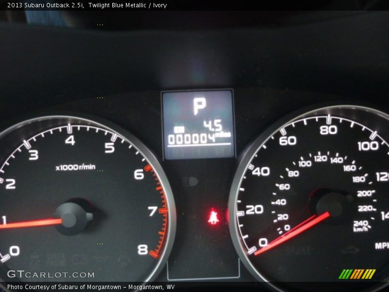 Twilight Blue Metallic / Ivory 2013 Subaru Outback 2.5i