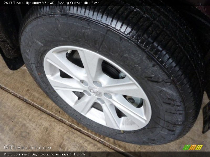 Sizzling Crimson Mica / Ash 2013 Toyota Highlander V6 4WD
