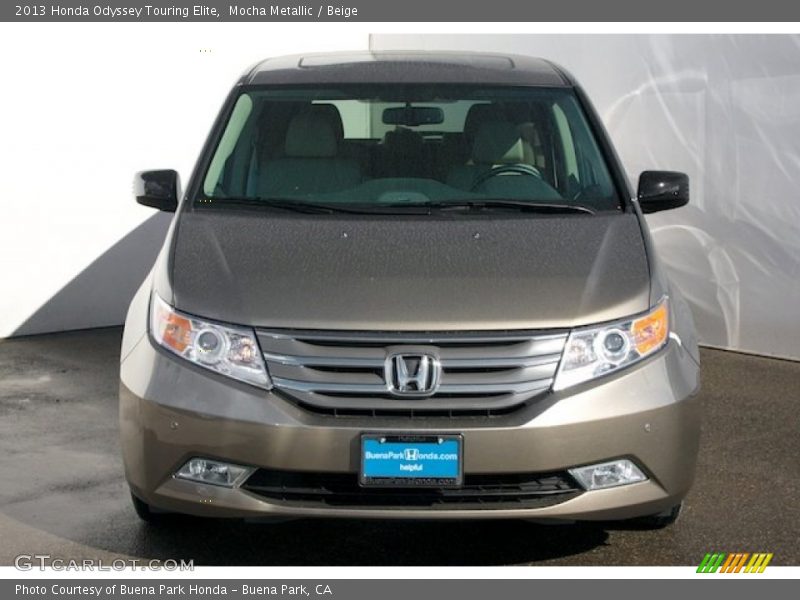 Mocha Metallic / Beige 2013 Honda Odyssey Touring Elite