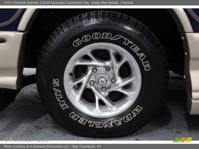 Indigo Blue Metallic / Neutral 2000 Chevrolet Express G1500 Passenger Conversion Van