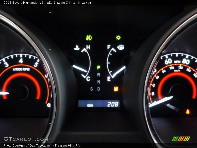Sizzling Crimson Mica / Ash 2013 Toyota Highlander V6 4WD