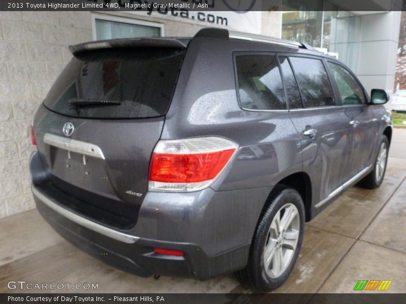 Magnetic Gray Metallic / Ash 2013 Toyota Highlander Limited 4WD