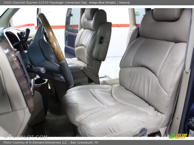 Indigo Blue Metallic / Neutral 2000 Chevrolet Express G1500 Passenger Conversion Van