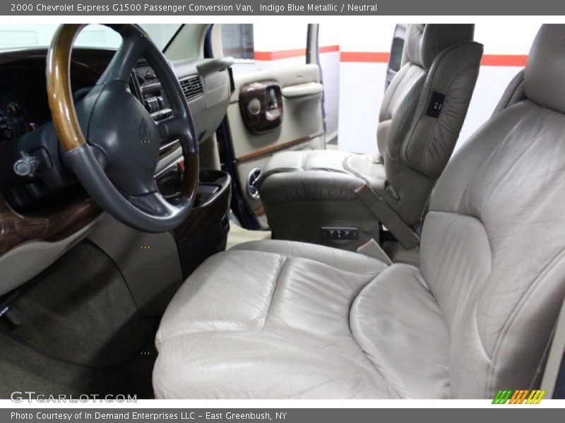 Indigo Blue Metallic / Neutral 2000 Chevrolet Express G1500 Passenger Conversion Van