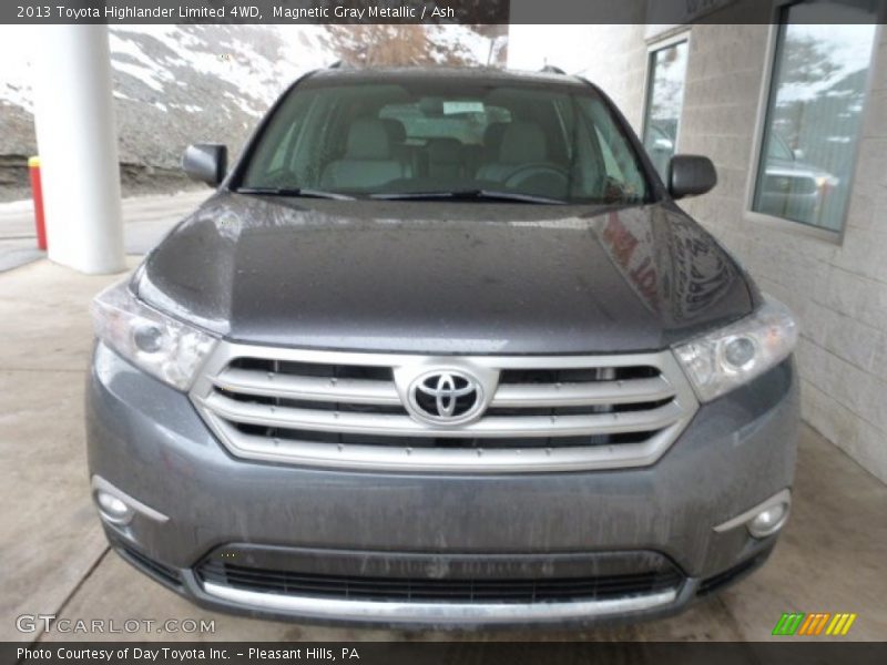 Magnetic Gray Metallic / Ash 2013 Toyota Highlander Limited 4WD