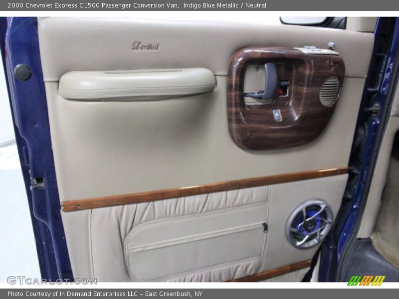 Indigo Blue Metallic / Neutral 2000 Chevrolet Express G1500 Passenger Conversion Van