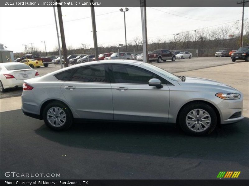 Ingot Silver Metallic / Earth Gray 2013 Ford Fusion S