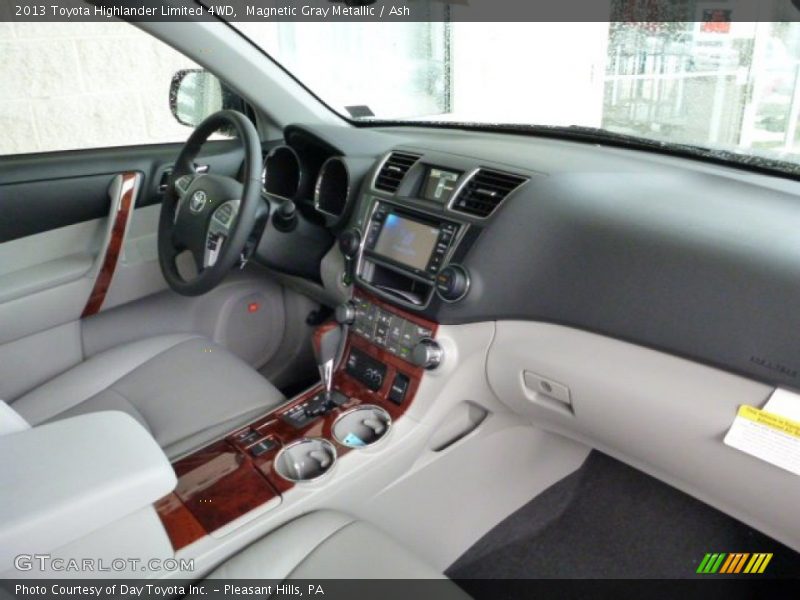 Magnetic Gray Metallic / Ash 2013 Toyota Highlander Limited 4WD