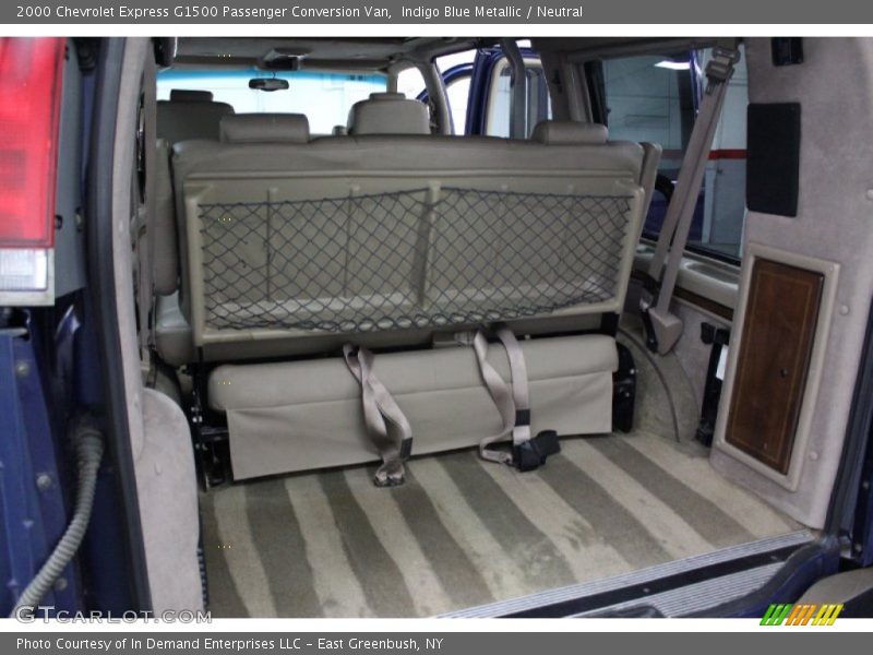 Indigo Blue Metallic / Neutral 2000 Chevrolet Express G1500 Passenger Conversion Van