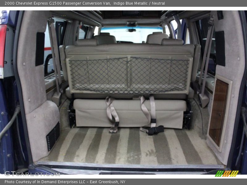 Indigo Blue Metallic / Neutral 2000 Chevrolet Express G1500 Passenger Conversion Van