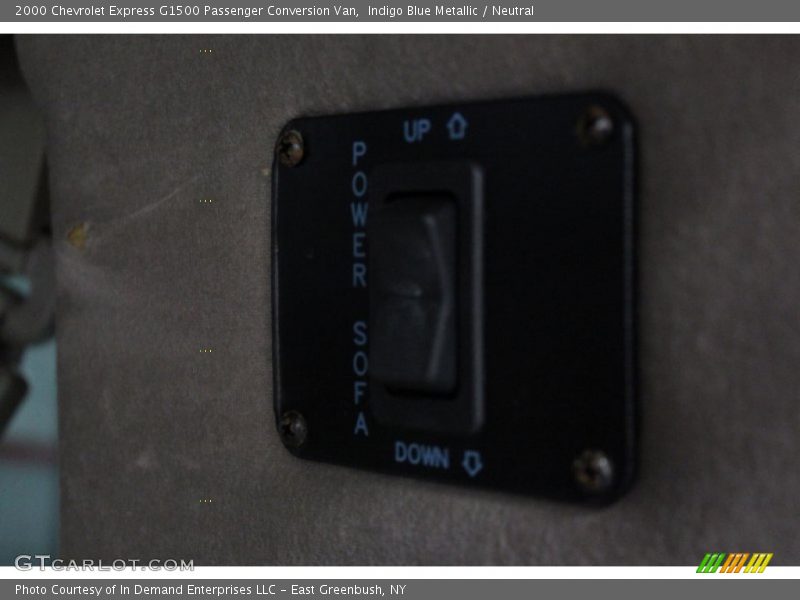 Indigo Blue Metallic / Neutral 2000 Chevrolet Express G1500 Passenger Conversion Van