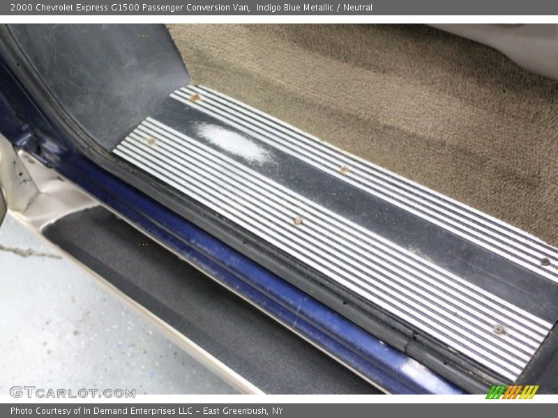 Indigo Blue Metallic / Neutral 2000 Chevrolet Express G1500 Passenger Conversion Van