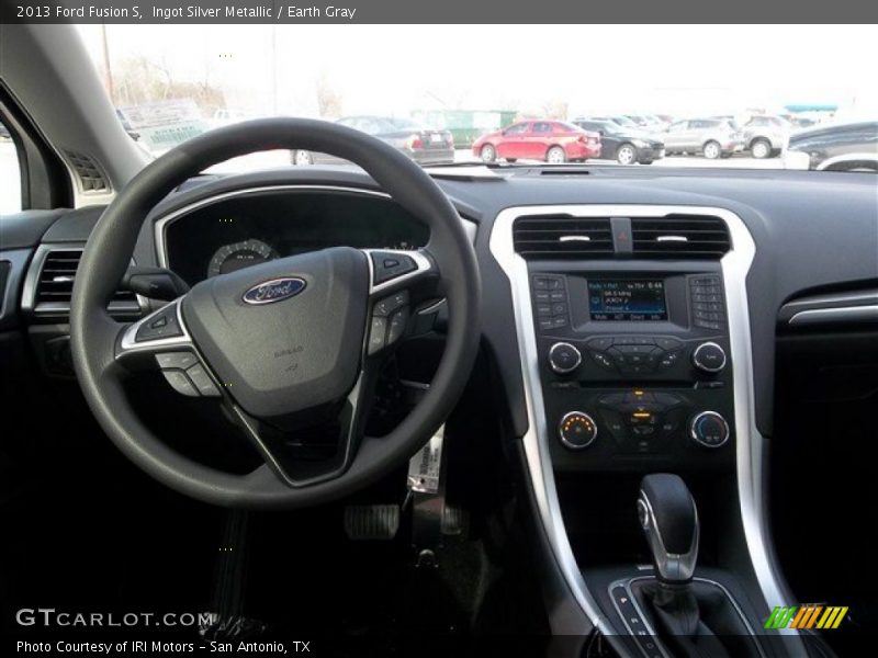 Ingot Silver Metallic / Earth Gray 2013 Ford Fusion S