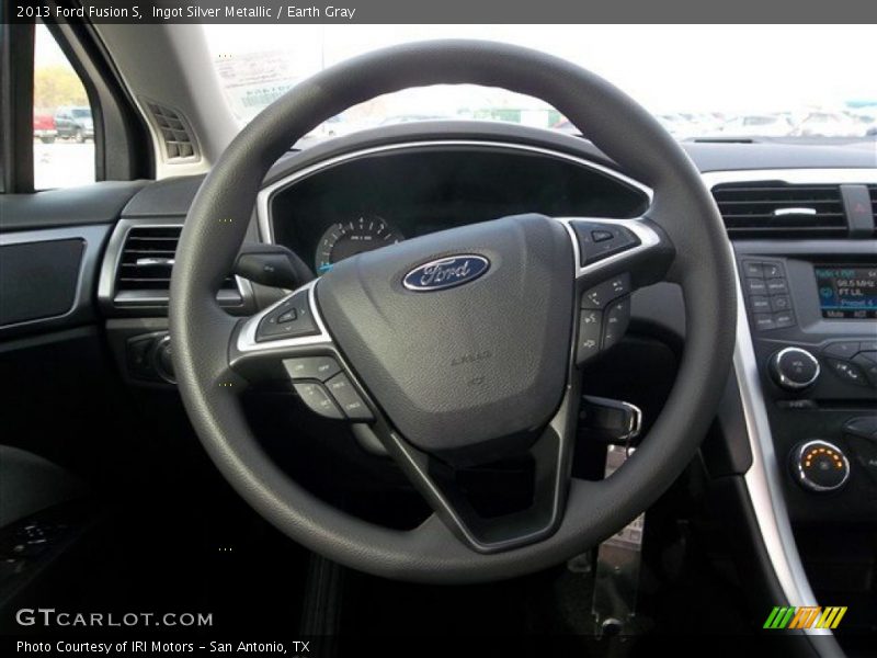 Ingot Silver Metallic / Earth Gray 2013 Ford Fusion S