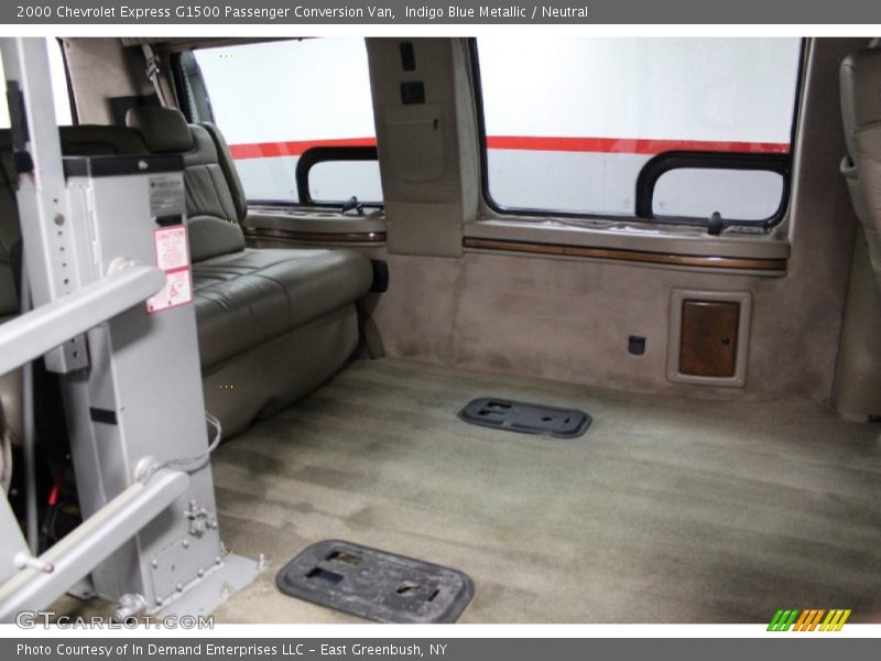 Indigo Blue Metallic / Neutral 2000 Chevrolet Express G1500 Passenger Conversion Van