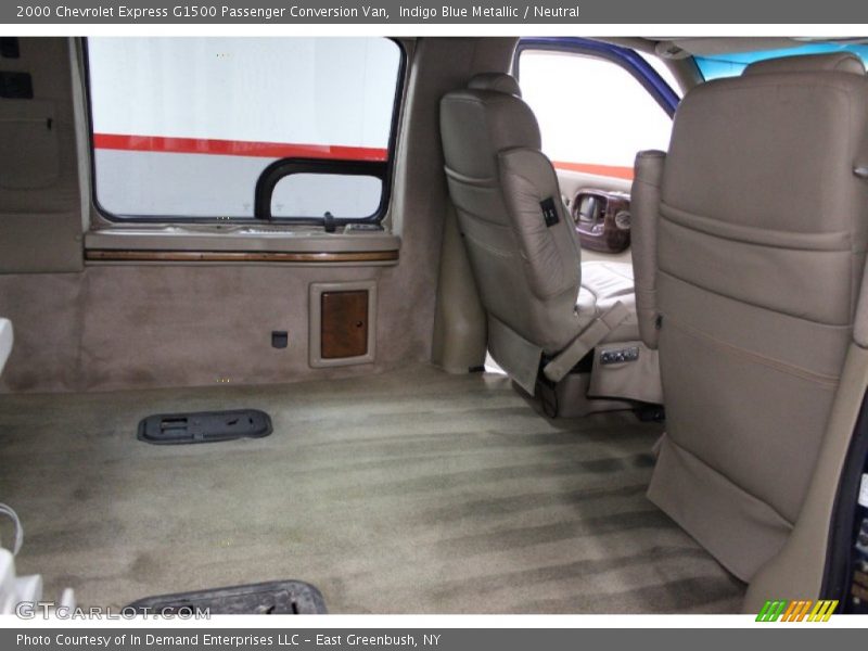 Indigo Blue Metallic / Neutral 2000 Chevrolet Express G1500 Passenger Conversion Van