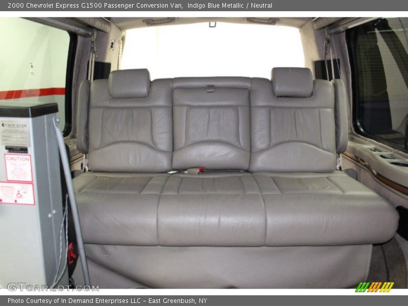 Indigo Blue Metallic / Neutral 2000 Chevrolet Express G1500 Passenger Conversion Van