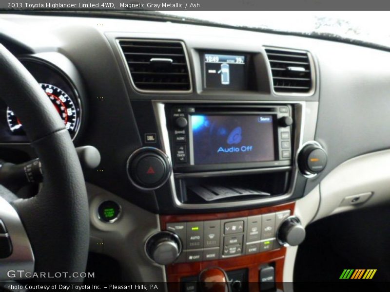 Magnetic Gray Metallic / Ash 2013 Toyota Highlander Limited 4WD