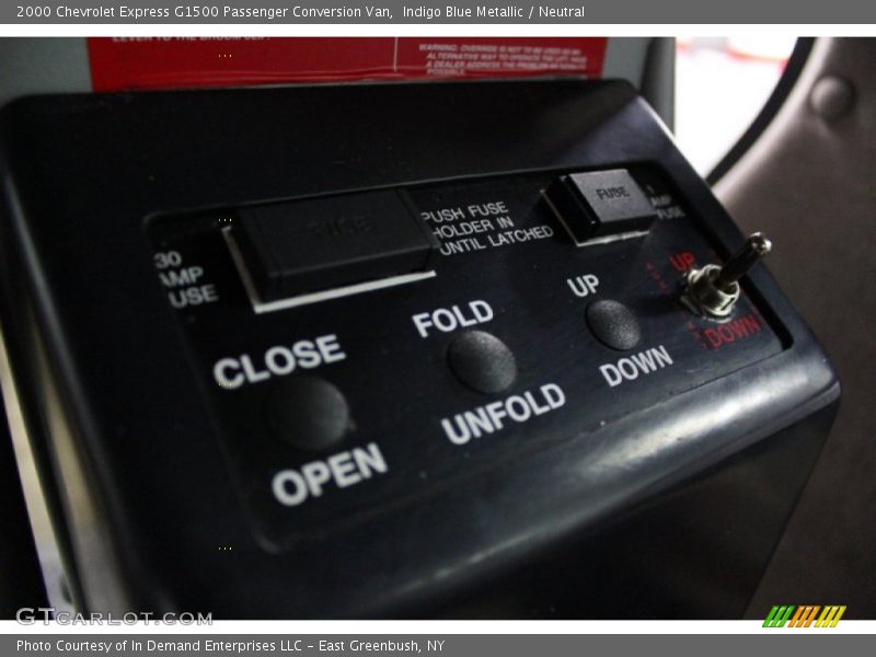 Indigo Blue Metallic / Neutral 2000 Chevrolet Express G1500 Passenger Conversion Van