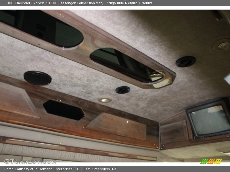 Indigo Blue Metallic / Neutral 2000 Chevrolet Express G1500 Passenger Conversion Van