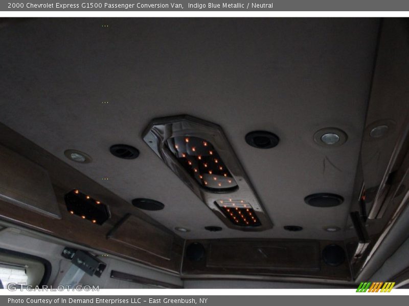 Indigo Blue Metallic / Neutral 2000 Chevrolet Express G1500 Passenger Conversion Van