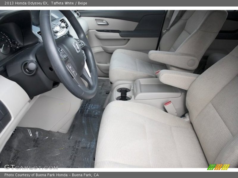 Taffeta White / Beige 2013 Honda Odyssey EX