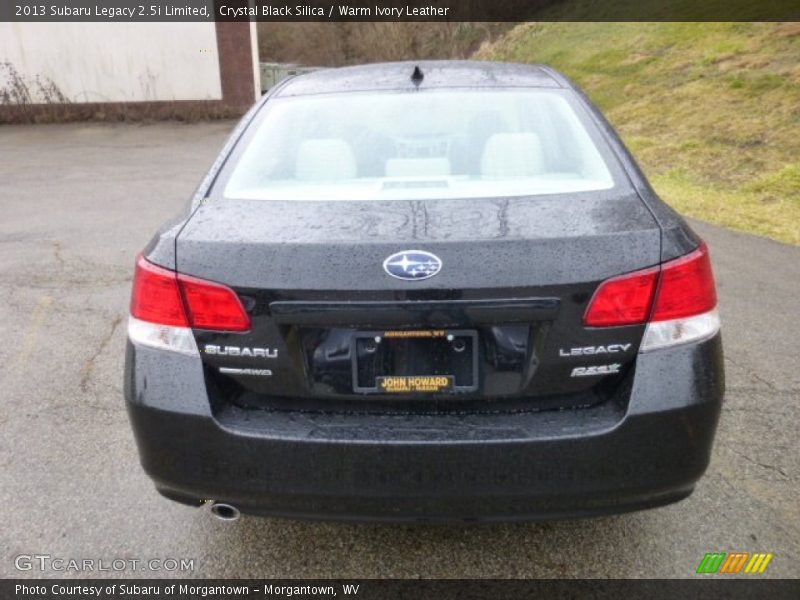 Crystal Black Silica / Warm Ivory Leather 2013 Subaru Legacy 2.5i Limited