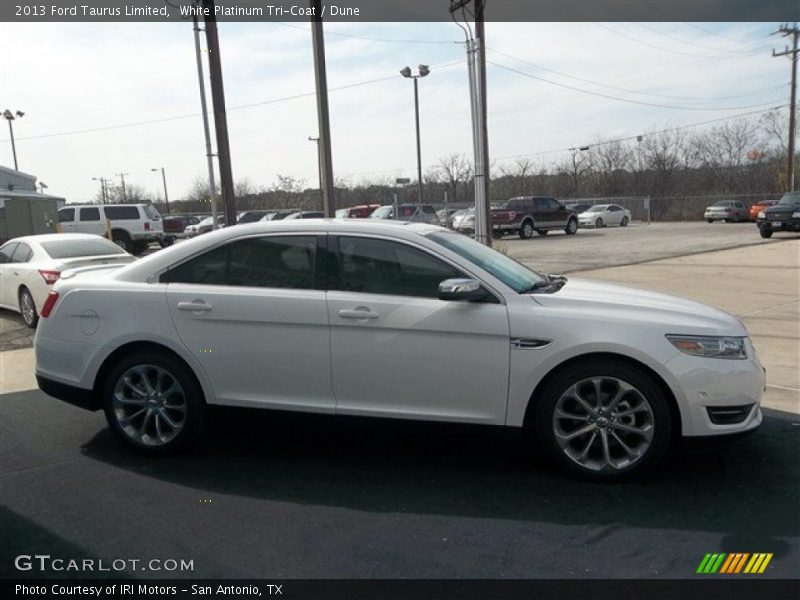 White Platinum Tri-Coat / Dune 2013 Ford Taurus Limited