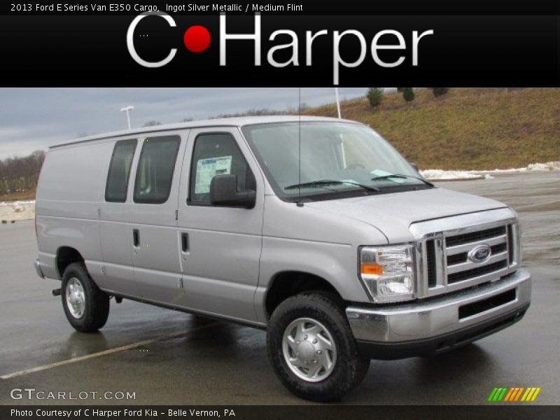 Ingot Silver Metallic / Medium Flint 2013 Ford E Series Van E350 Cargo