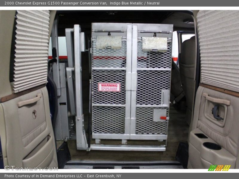 Indigo Blue Metallic / Neutral 2000 Chevrolet Express G1500 Passenger Conversion Van