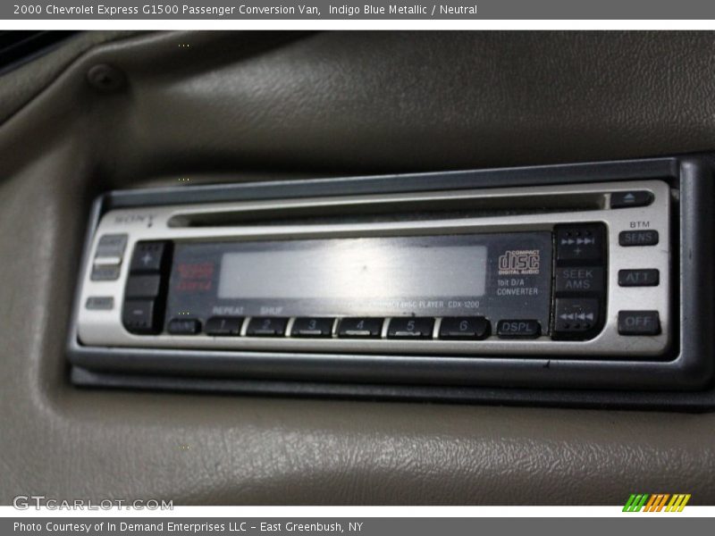 Indigo Blue Metallic / Neutral 2000 Chevrolet Express G1500 Passenger Conversion Van