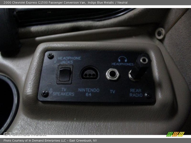 Indigo Blue Metallic / Neutral 2000 Chevrolet Express G1500 Passenger Conversion Van
