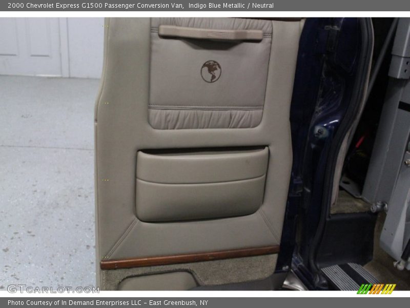 Indigo Blue Metallic / Neutral 2000 Chevrolet Express G1500 Passenger Conversion Van