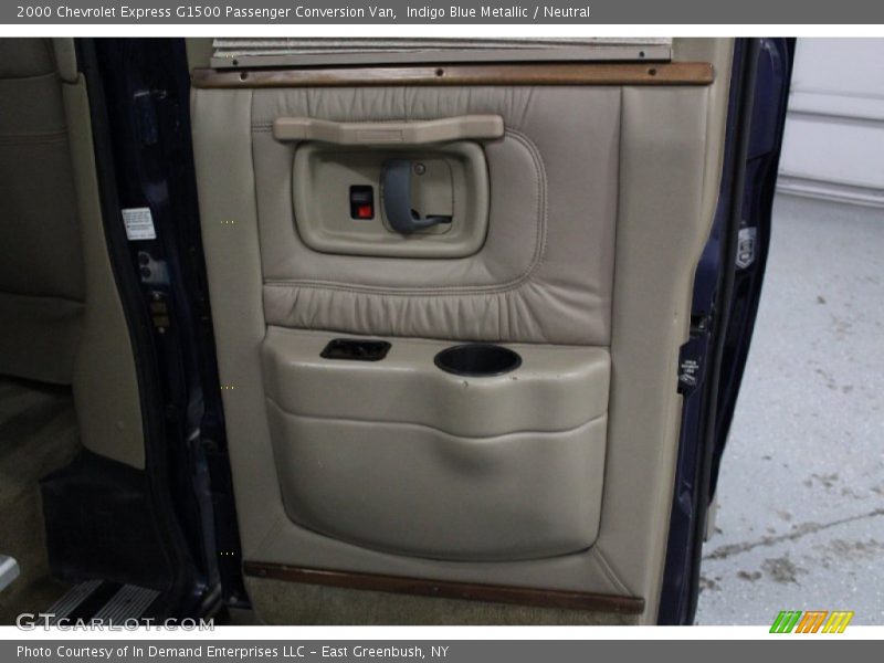 Indigo Blue Metallic / Neutral 2000 Chevrolet Express G1500 Passenger Conversion Van