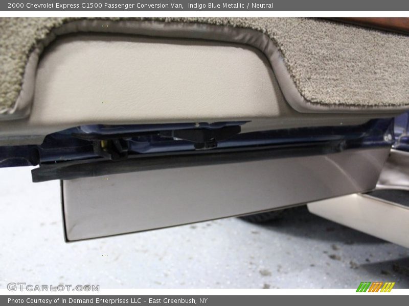 Indigo Blue Metallic / Neutral 2000 Chevrolet Express G1500 Passenger Conversion Van