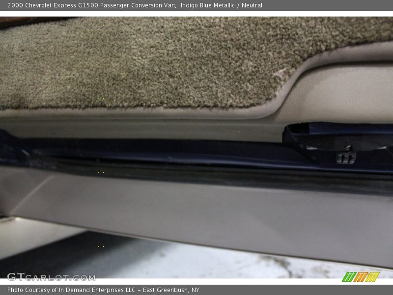 Indigo Blue Metallic / Neutral 2000 Chevrolet Express G1500 Passenger Conversion Van