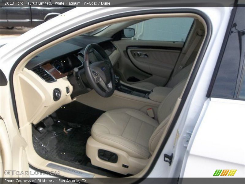 White Platinum Tri-Coat / Dune 2013 Ford Taurus Limited