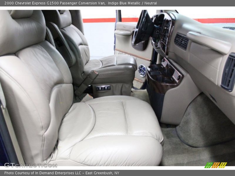 Indigo Blue Metallic / Neutral 2000 Chevrolet Express G1500 Passenger Conversion Van
